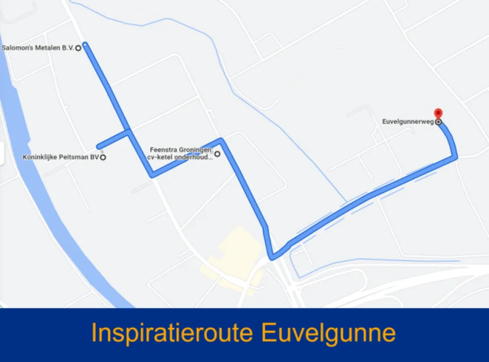 Inspiratieroute groene bedrijventerrein Euvelgunne Groningen